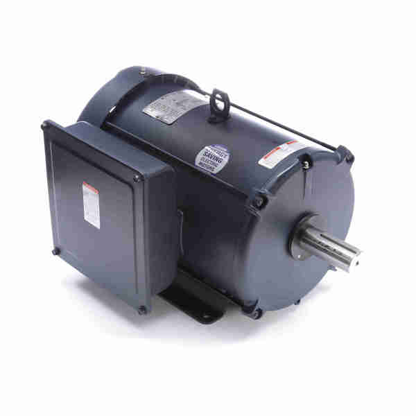 Leeson 5 Hp Brake Motor, 3 Phase, 1800 Rpm, 230/460 V, 184Tc Frame, Odp 132471.00